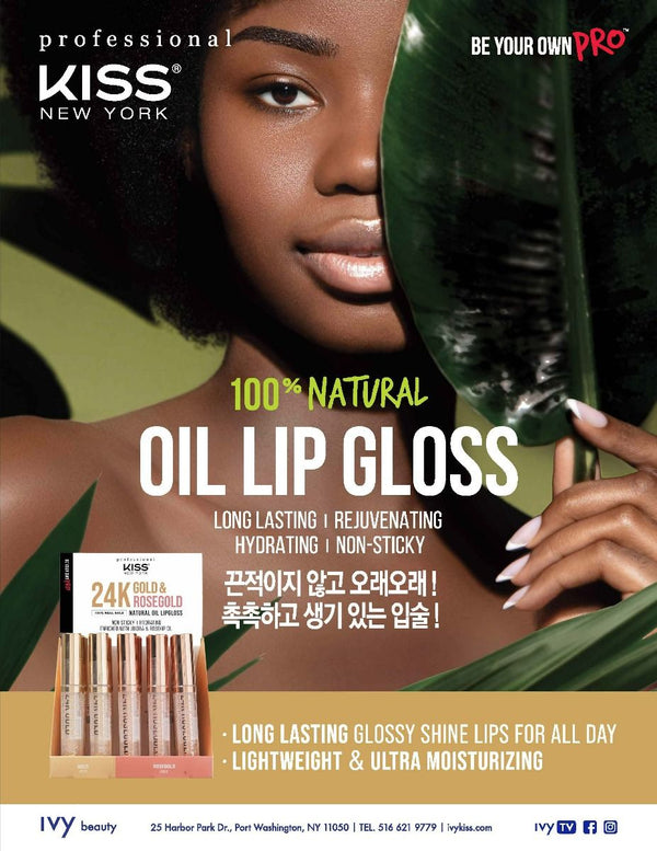 KISS - KNP NATURAL OIL LIPGLOSS - GOLD
