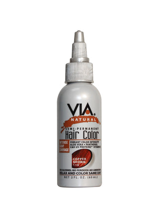 VIA - Natural Semi-Permanent Hair Color COPPER BROWN 110