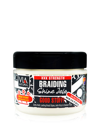 VIA - Natural GOOD STUFF! XXX Strength Braiding Shine Jelo