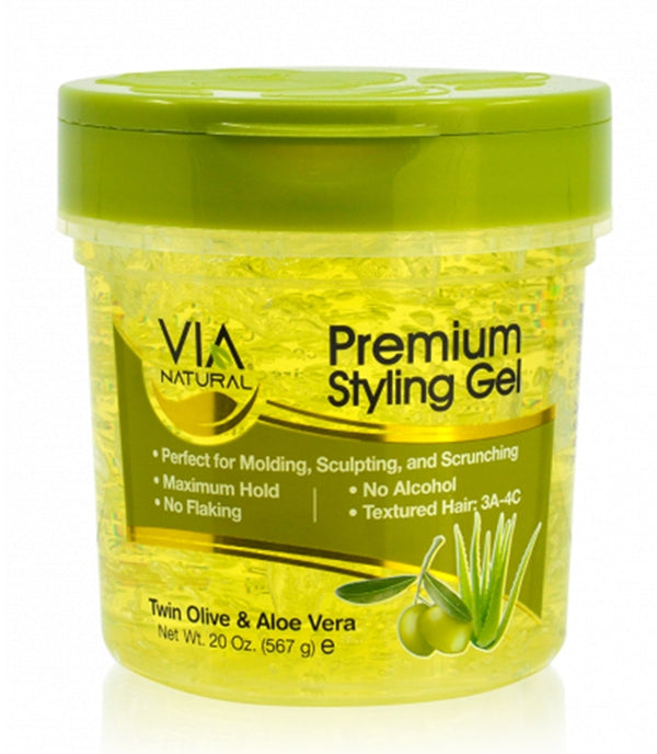 VIA - Natural Premium Styling Gel Twin Olive & Aloe Vera