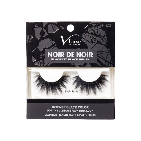 KISS - VLUXE NOIR DE NOIR BLACKEST BLACK FINISH LASH (4 STYLES)