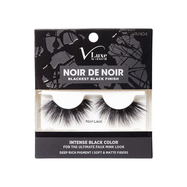 KISS - VLUXE NOIR DE NOIR BLACKEST BLACK FINISH LASH (4 STYLES)